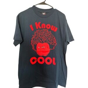 Vintage WWE Carlito Caribbean Cool Shirt Black Red I Know Cool Mens Medium M